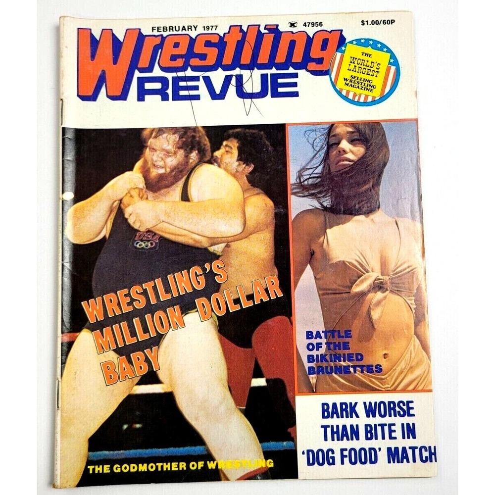 WRESTLING REVUE - JULY 1977 -‎ BIKINIED BRUNETTES / SANDRA SANDERS / RIC FLAIR